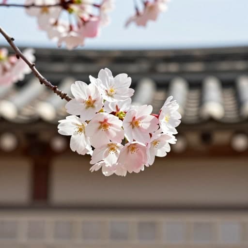 전주 덕진공원 벚꽃길