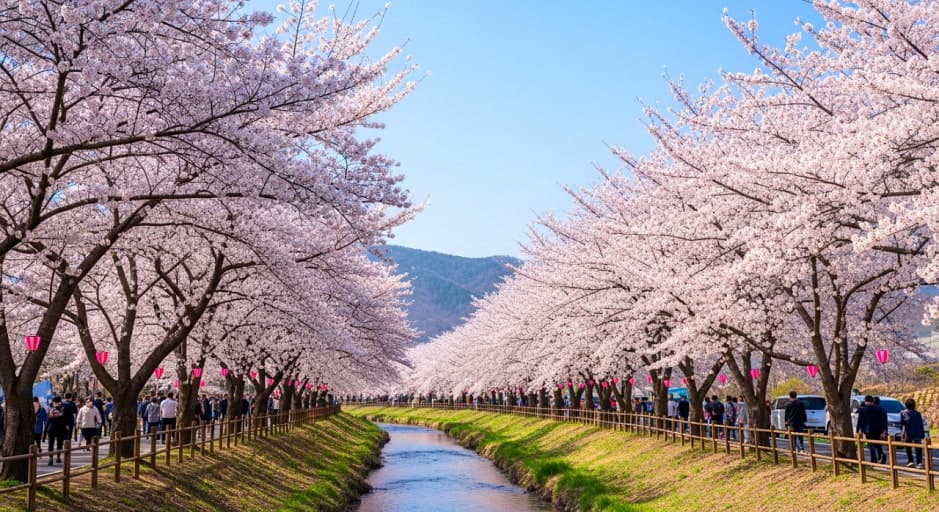 하동 화개장터 십리벚꽃길